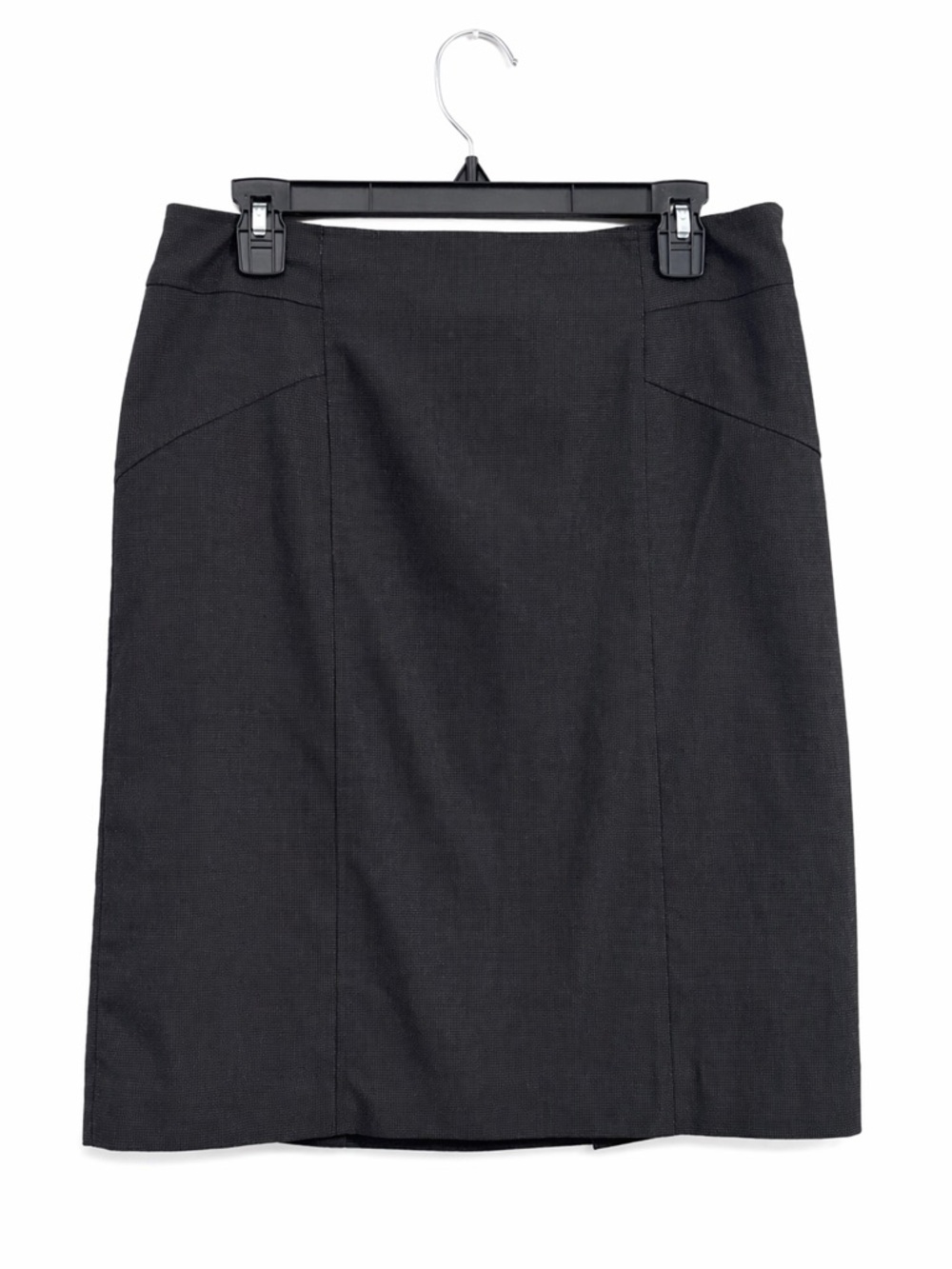Coldwater Creek Gray Plaid Pencil Skirt Women’s Size 10 Lined Workwear